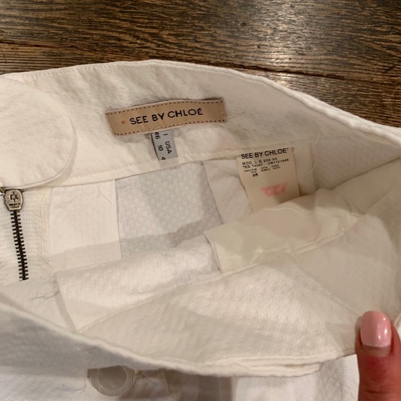 NWOT CHLOE white skirt - Picture 5 of 5